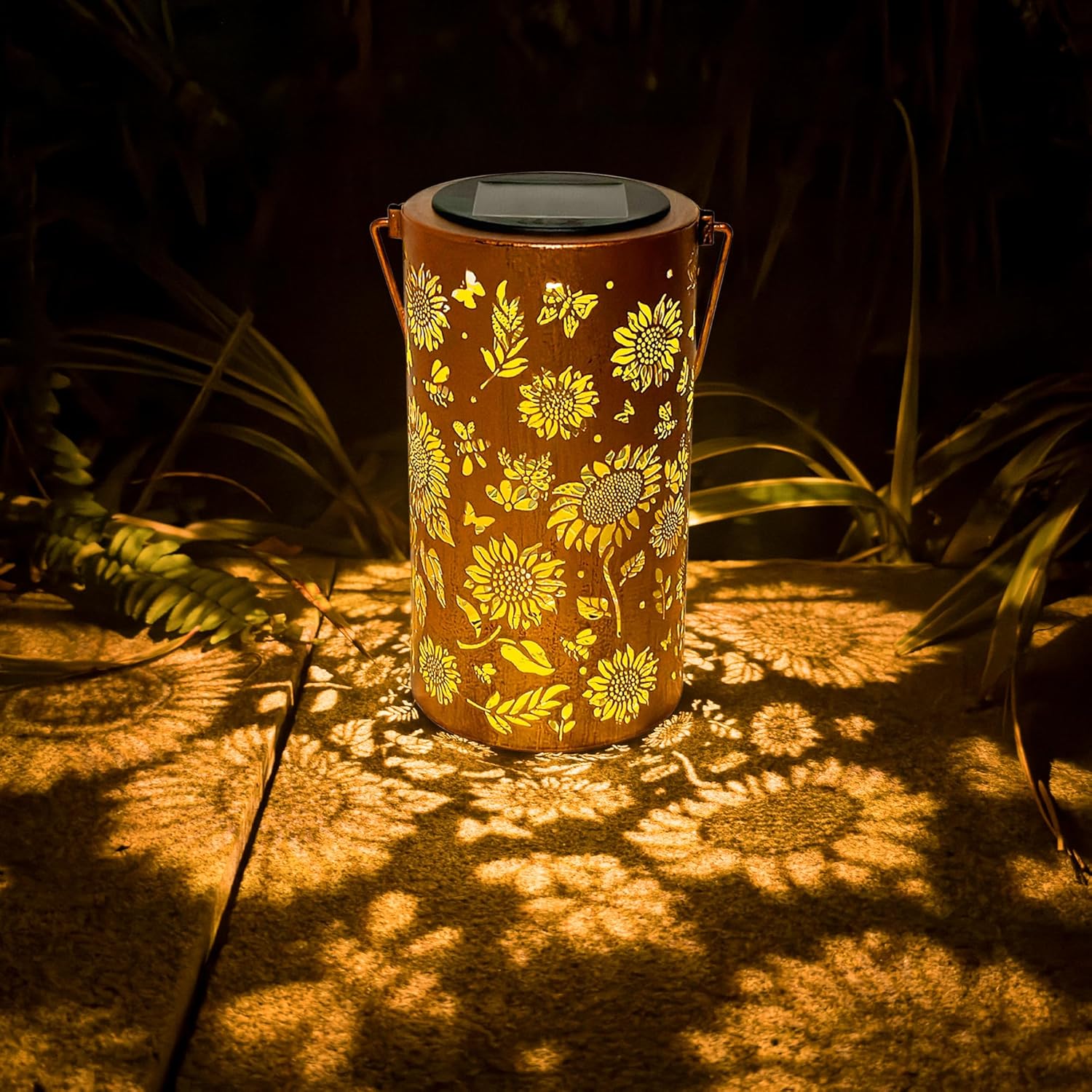 Thumbnail 3 de Cawabocy Sunflower Solar Lanterns for Garden Decor