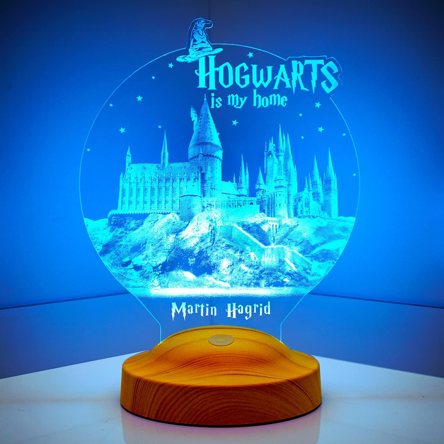 Thumbnail 6 de Sentidos Veilleuse LED 3D Hedwig – Lampe personnalisable pour garçons et enfants