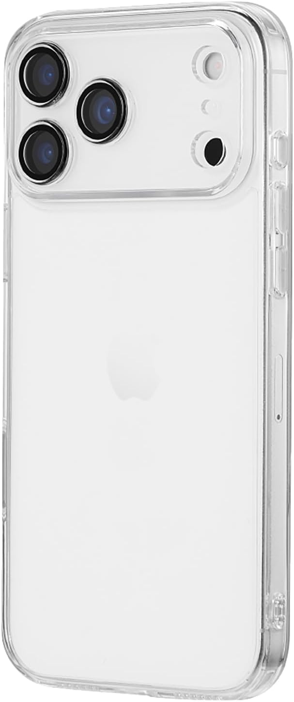 Detalle de ルプラス LN-IL25CACCL iPhone 17 Pro Max用カメラレンズ保護ハイブリッドケース クリア