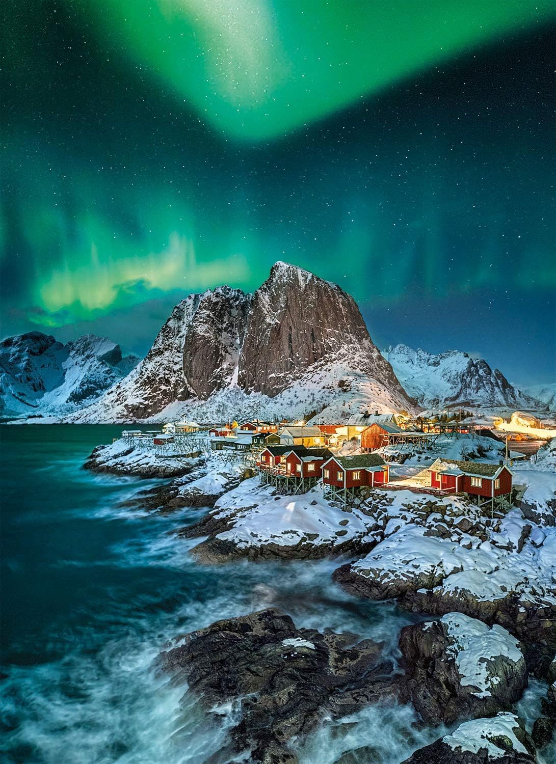 Detalle 2 de Clementoni 39601 Puzzle 1000 pièces Îles Lofoten