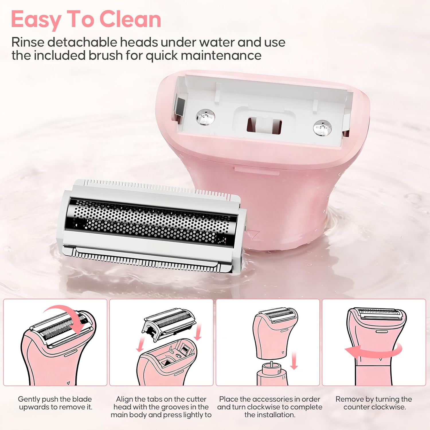 Thumbnail 5 de Painless 4-in-1 electric lady shaver
