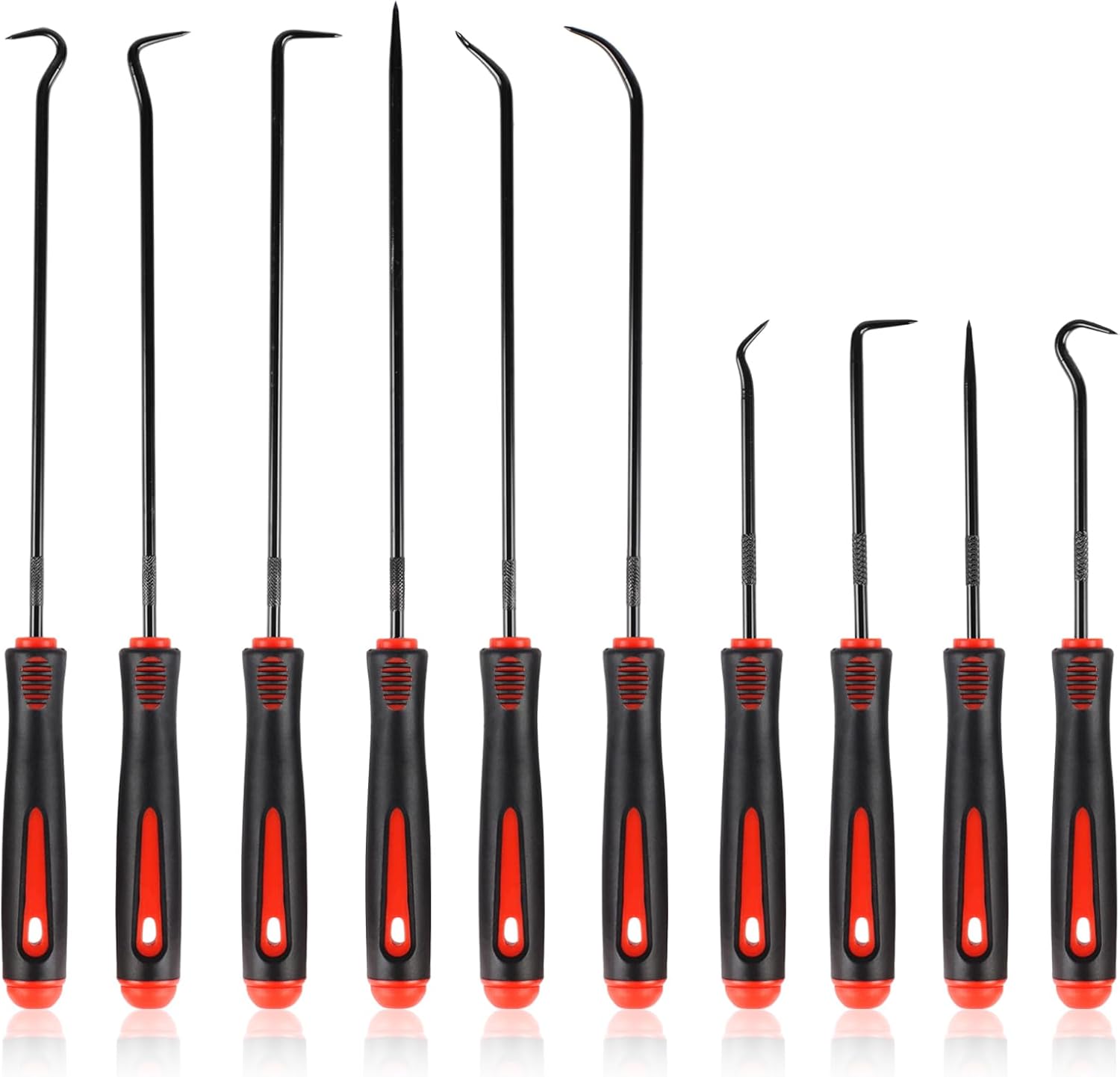 Rindion 10PCS Pick Set Mechanic with Non-Slip Grip