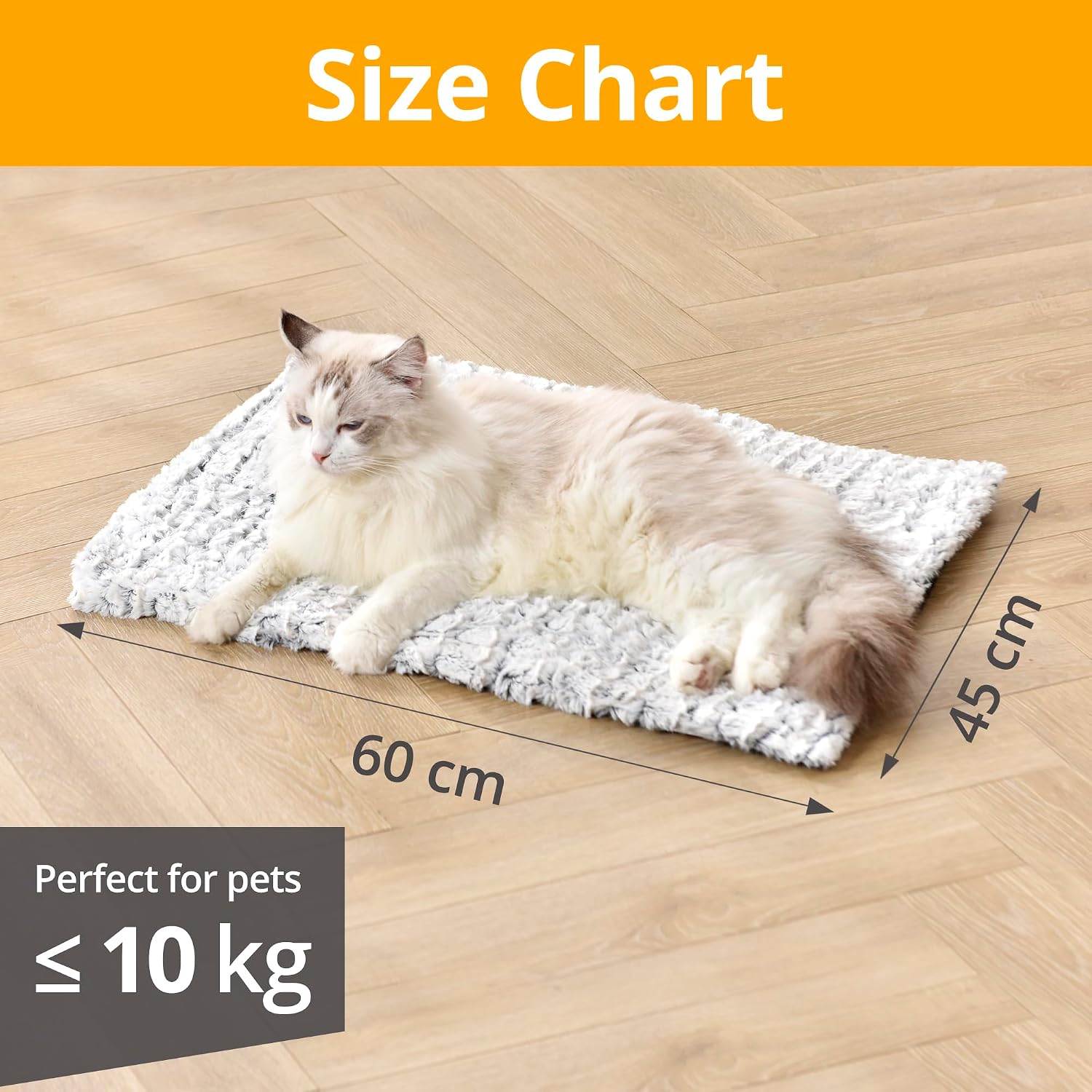 Thumbnail 6 de Petace Cat Self-heating Pad 60 x 45 cm heated bed