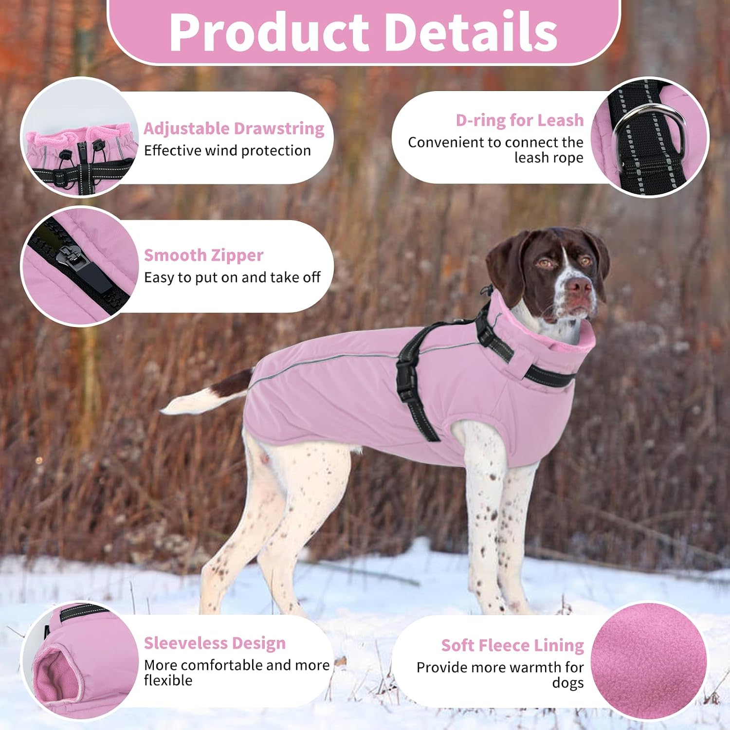 Detalle 2 de Lelepet Winter Dog Jacket XL