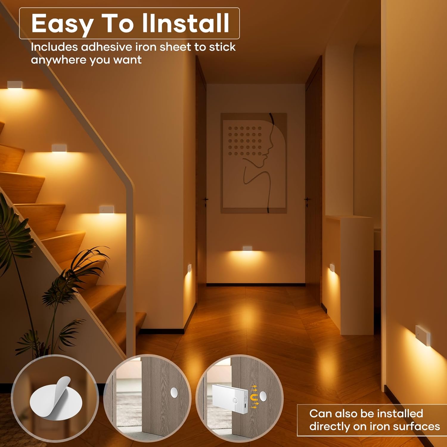 Thumbnail 6 de Nachtlicht mit Bewegungsmelder 6er LED USB-C