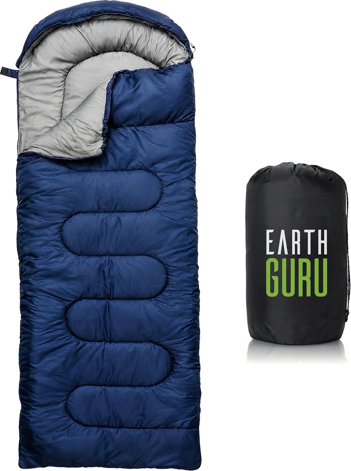 Earth Guru Sleeping Bags for Adults & Kids: All-Season Warmth, Lightweight & Packable