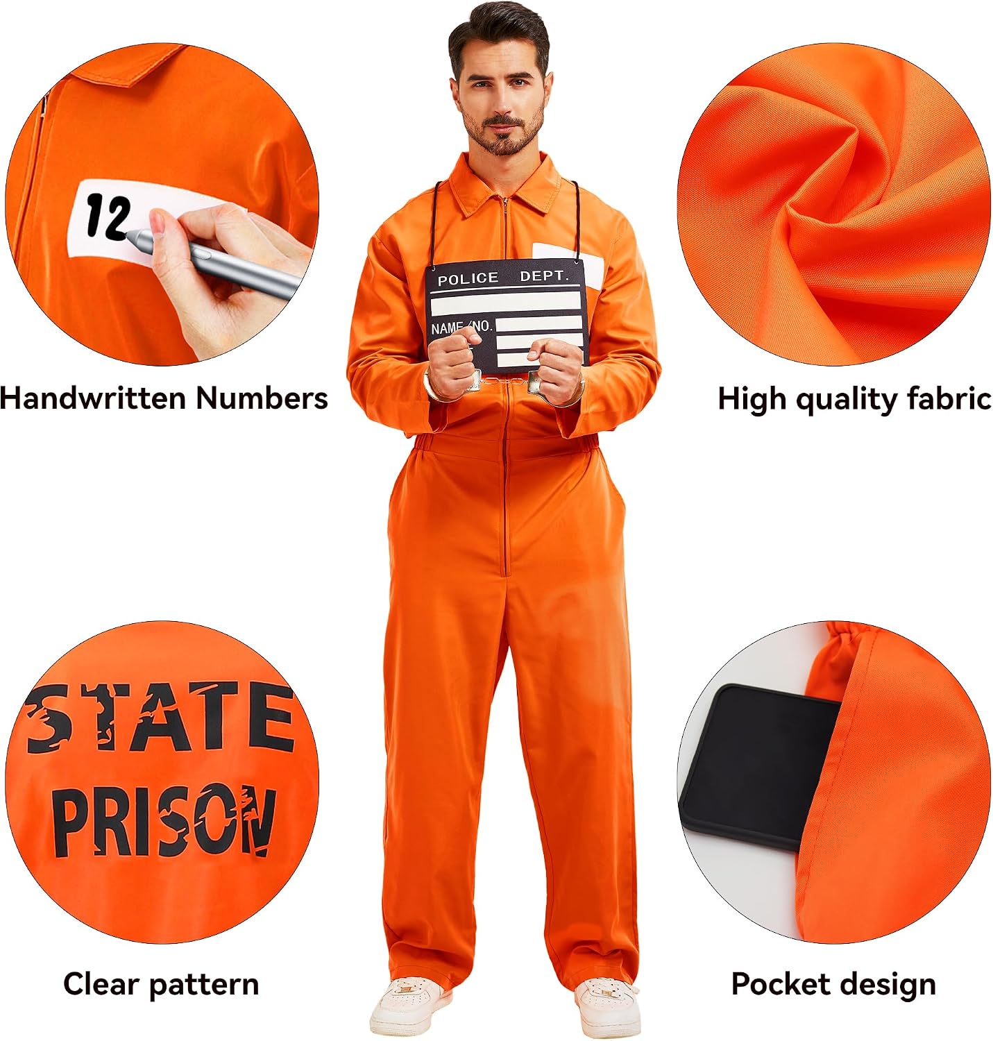 Thumbnail 4 de Dzorim Prisonnier Orange Homme