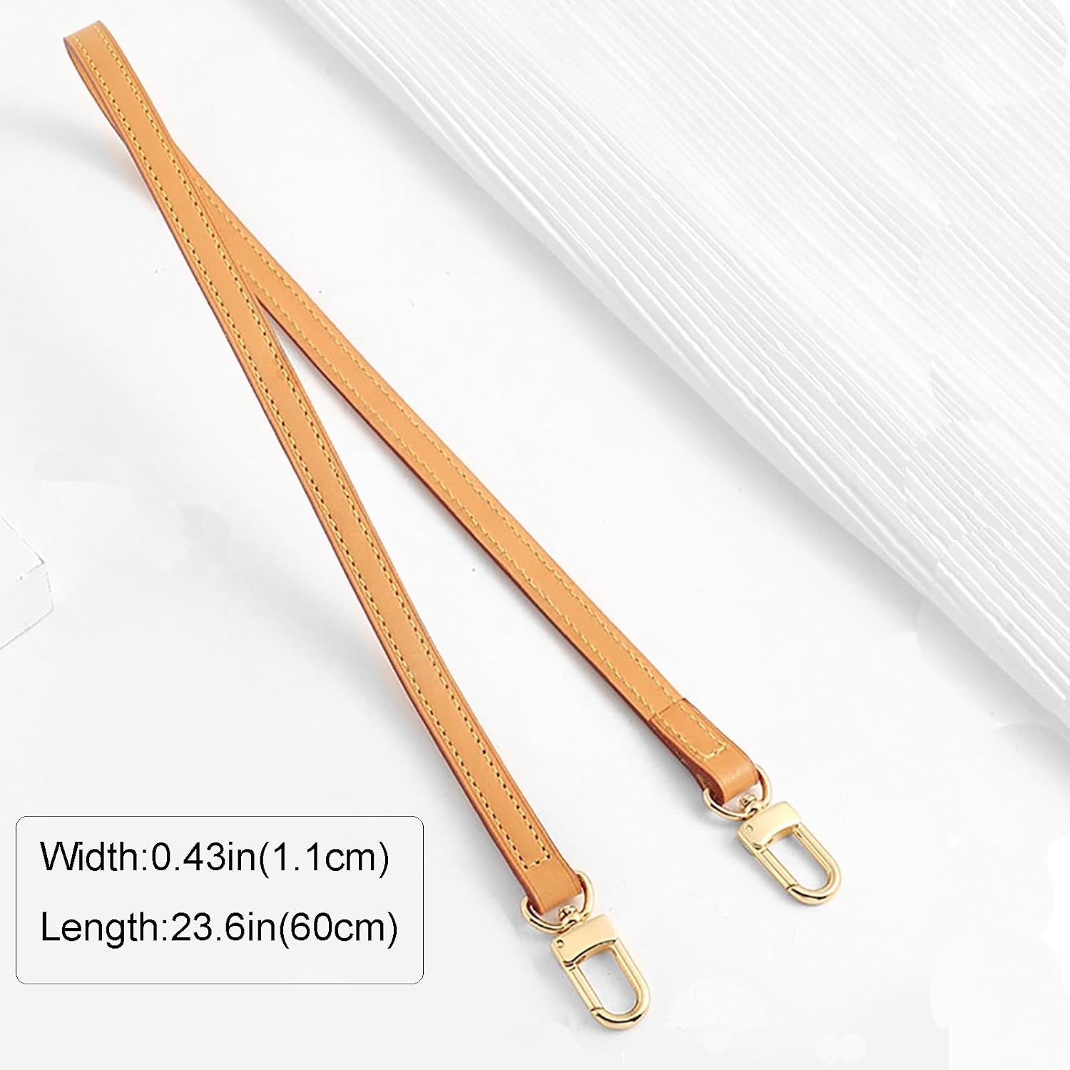 Detalle 2 de Leder Schulterriemen 60 cm für Handtaschen