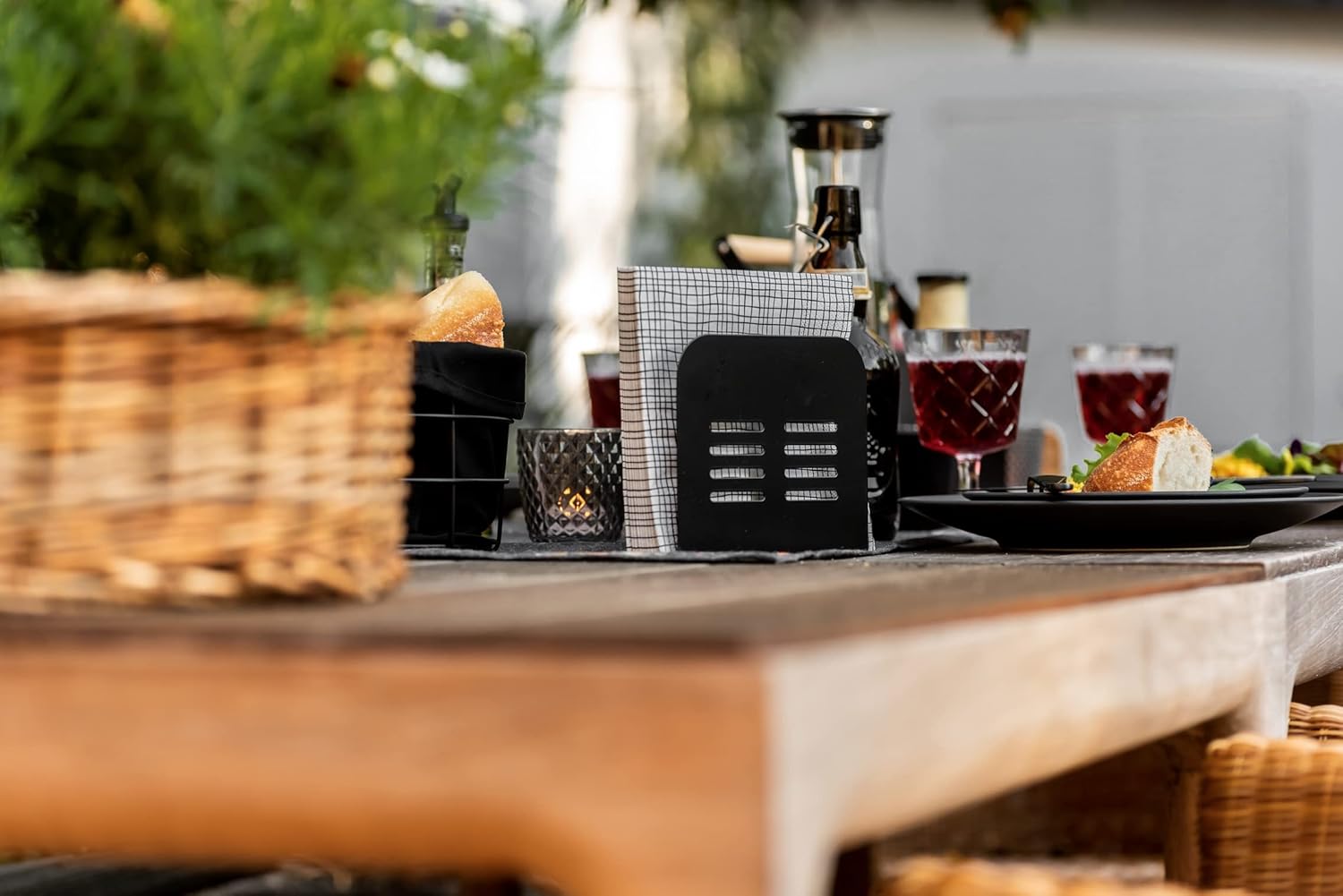 Thumbnail 1 de WENKO Servilletero Baco | Elegante soporte metálico para servilletas 🖤