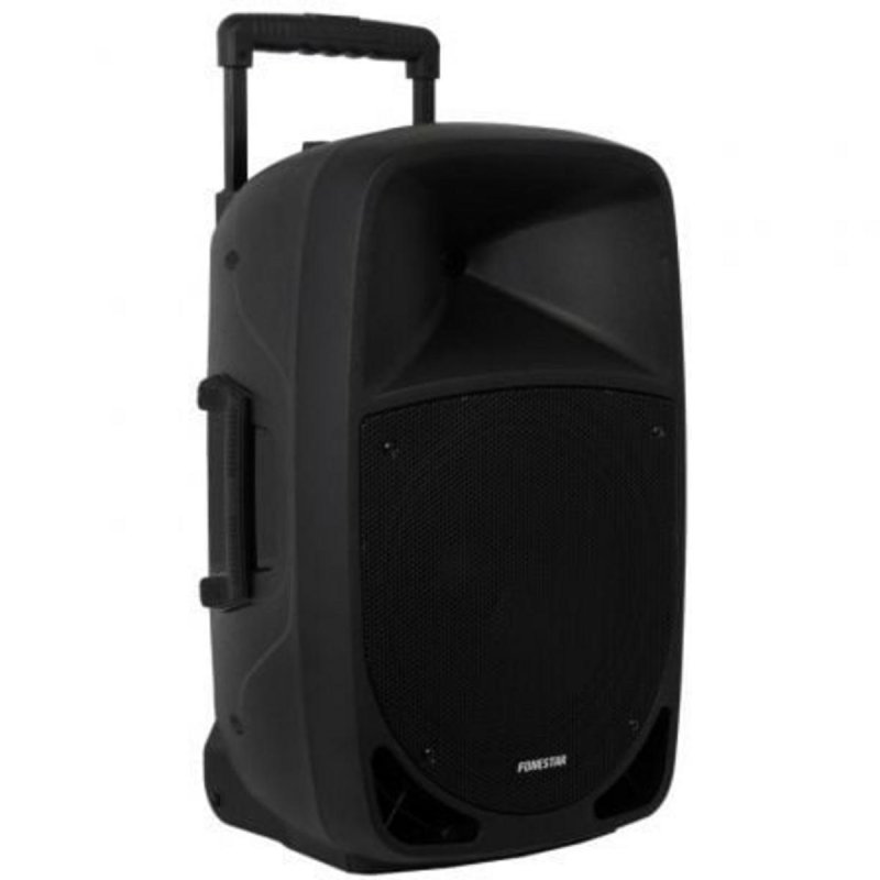 Detalle 2 de Fonestar MALIBU-312: Altavoz portátil 12" 250W con Bluetooth, karaoke y trolley