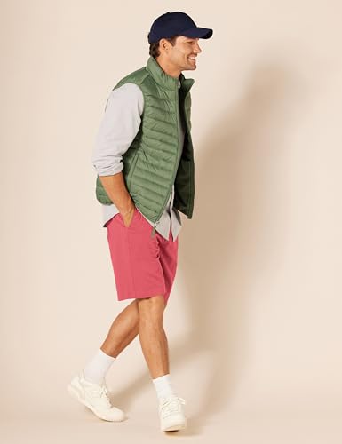 Thumbnail 2 de Amazon Essentials Men's Classic Fit 9" Chino Shorts with Pockets in Raspberry Red (42W)