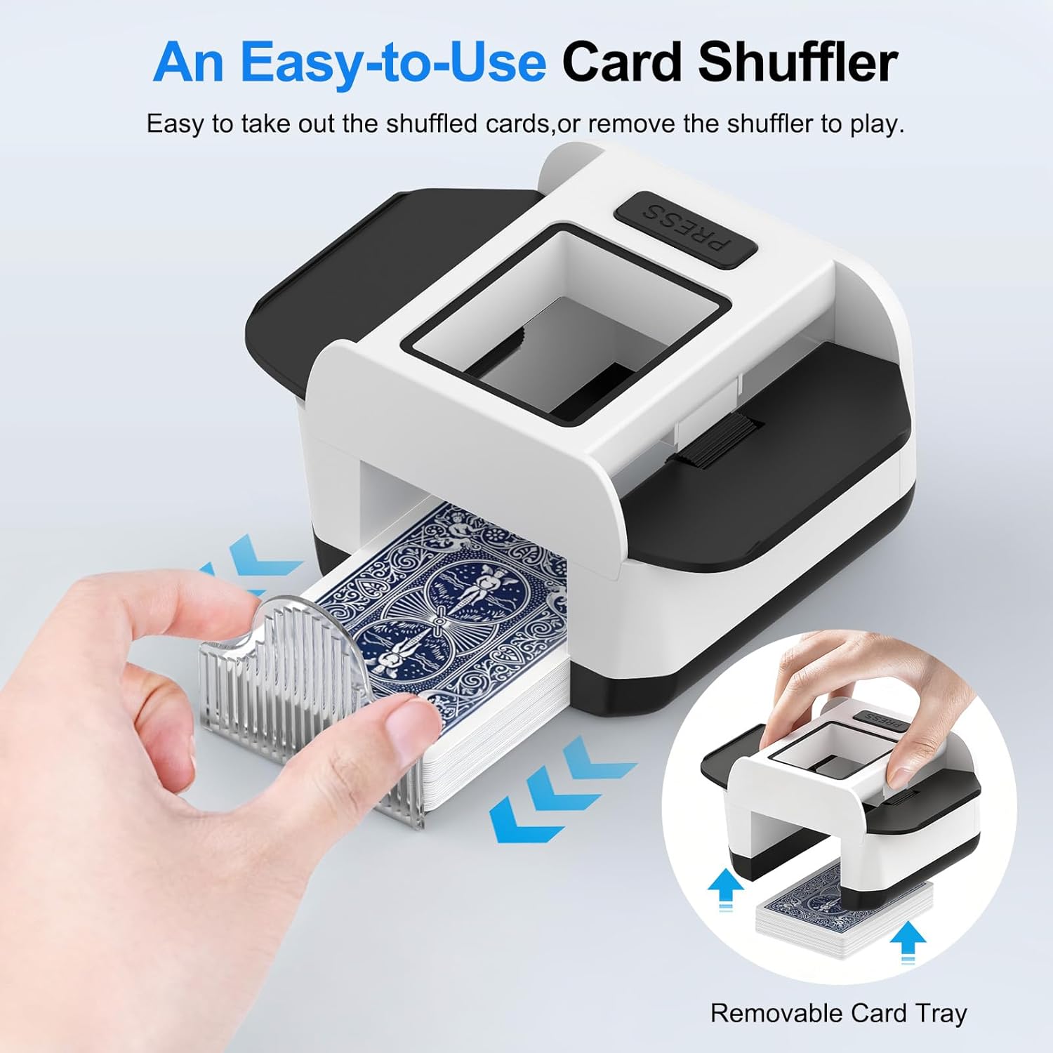 Detalle 2 de HUAYAGHFHD Automatic Card Shuffler 2000mAh ♠