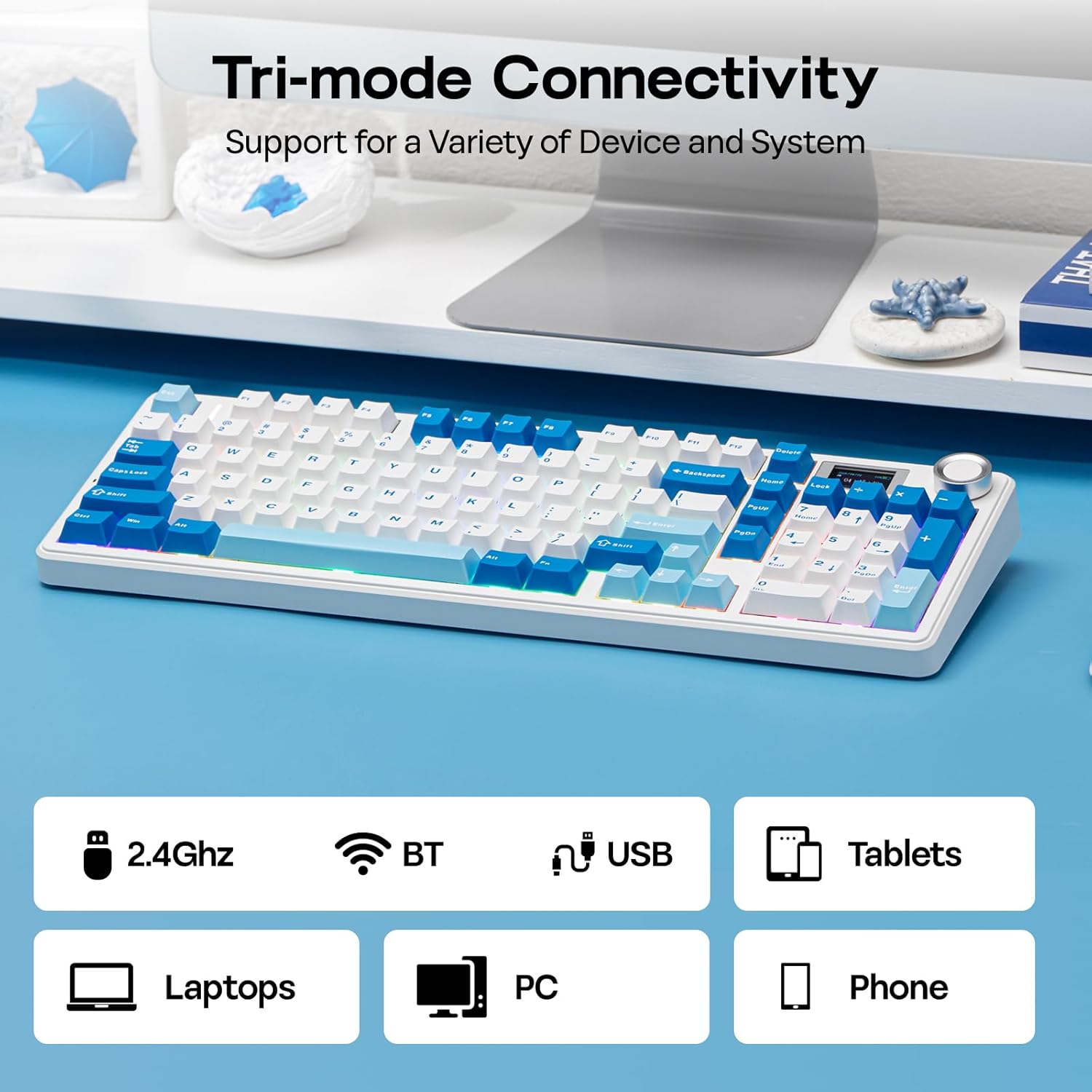 Thumbnail 4 de EPOMAKER Aula F99 MAX Wireless Mechanical Keyboard