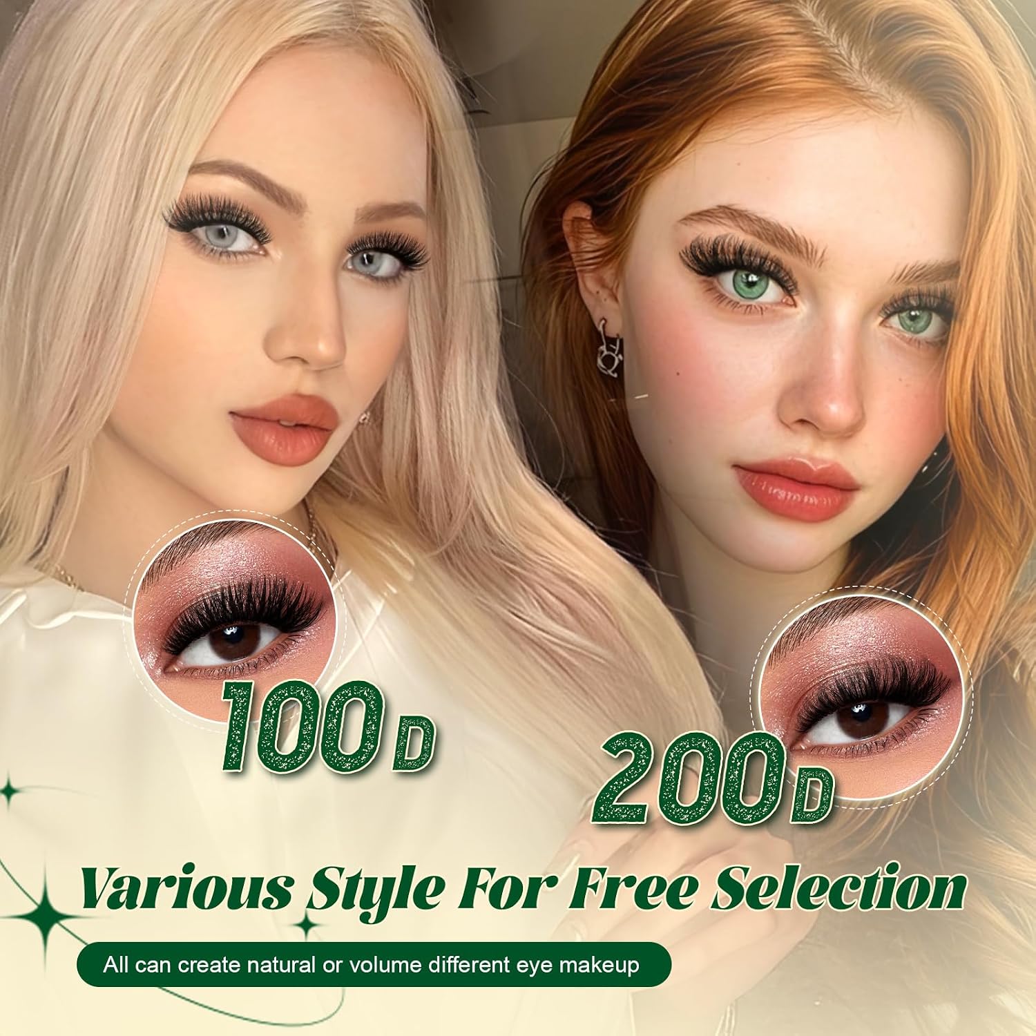 Thumbnail 2 de KEYYOU Lash Clusters Kit 182pcs 200D D Curl