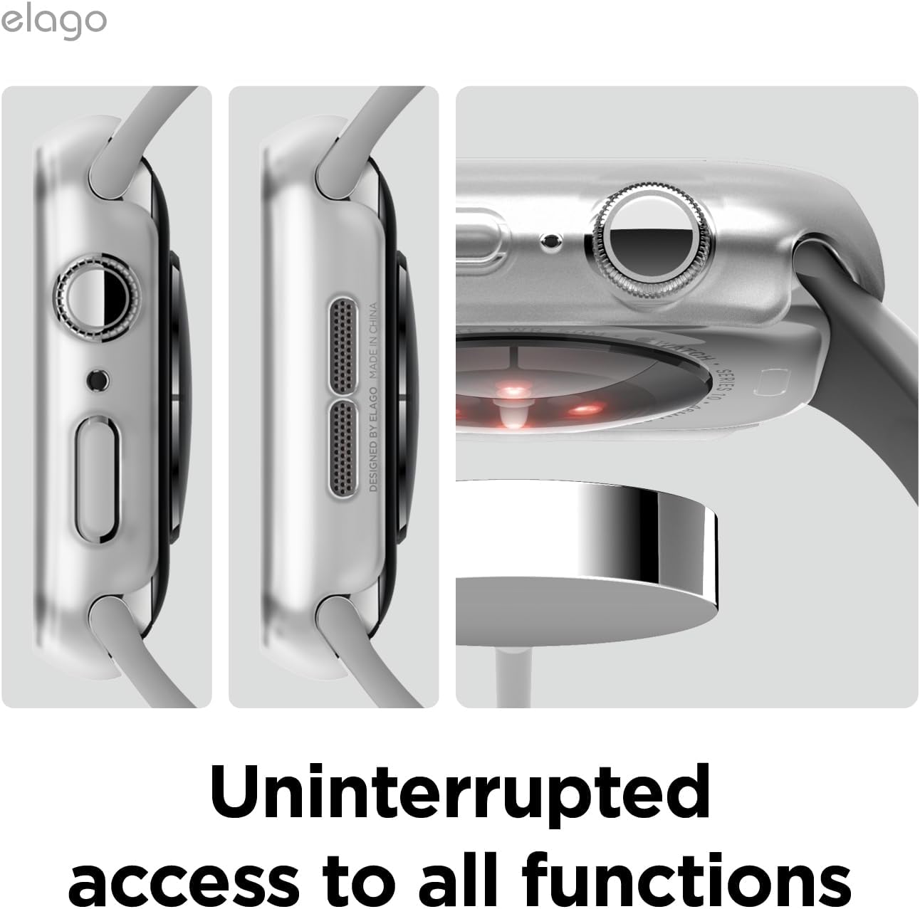 Thumbnail 5 de elago Clear Shield: Full Protection Case with Tempered Glass for Apple Watch 11 & 10