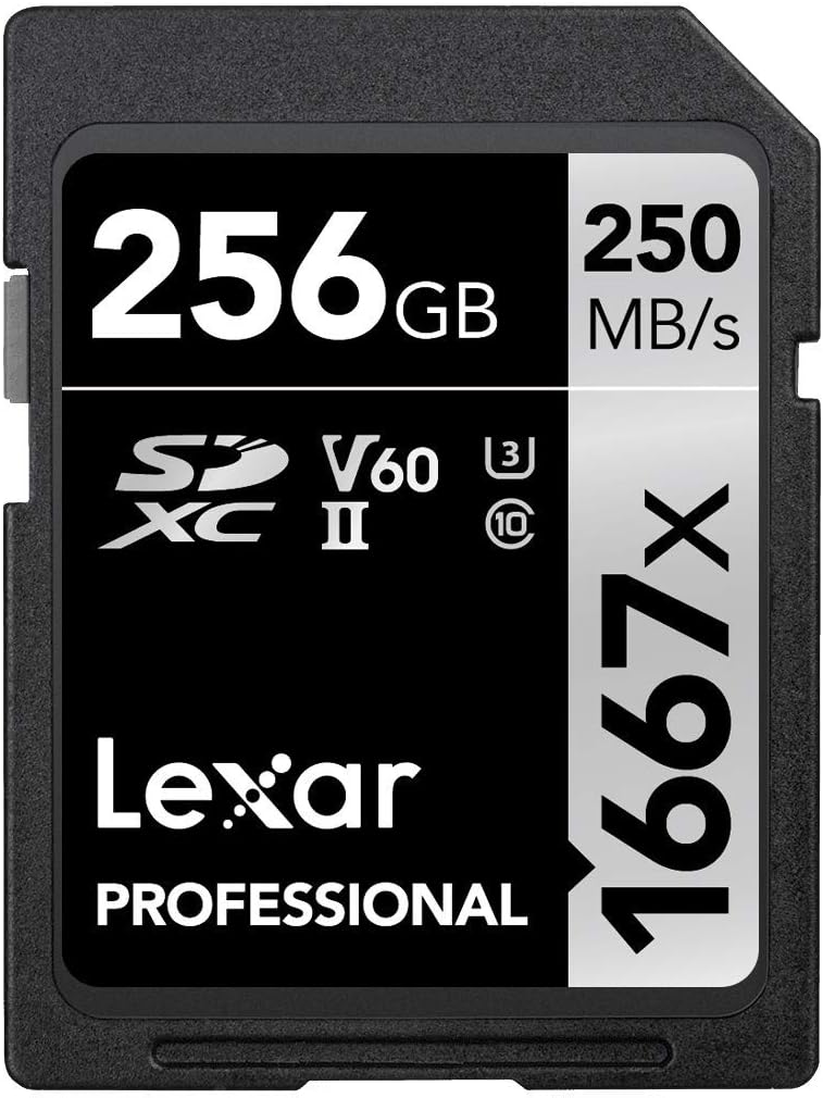 Detalle de Lexar Professional 1667x LSD256CB1667, karta SDXC UHS-II 256 GB, V60