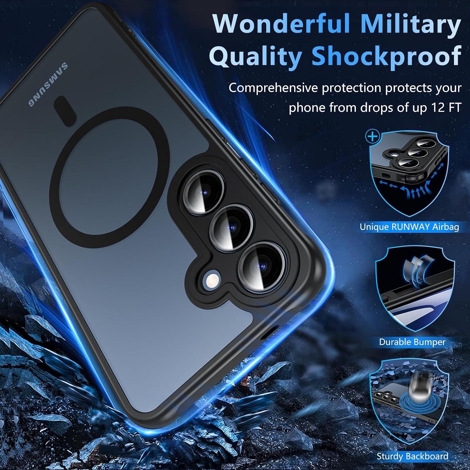 Thumbnail 2 de OWKEY Samsung S25 Magnetic Case 3.3m