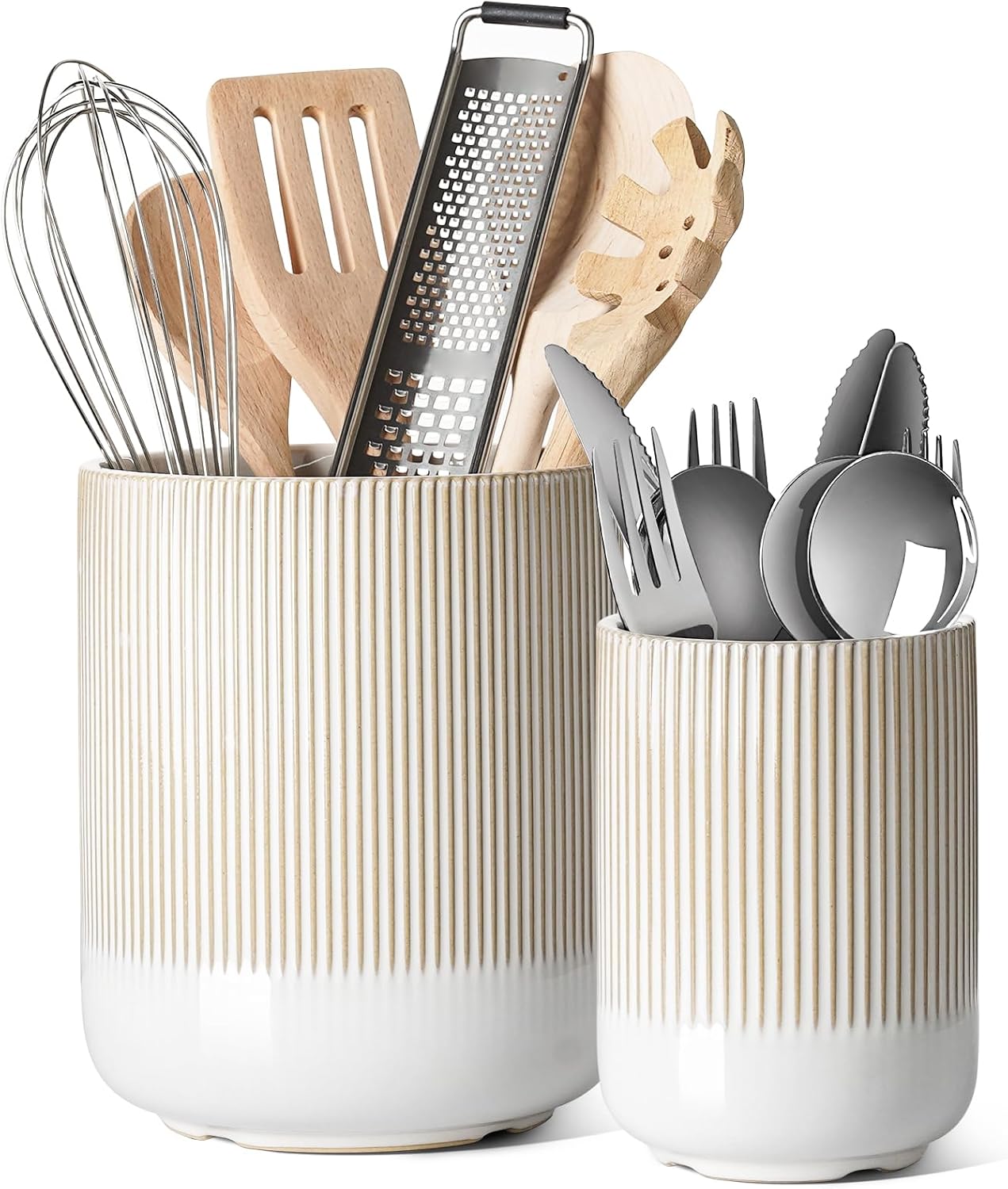 Detalle de LE TAUCI Ceramic Kitchen Utensil Holders