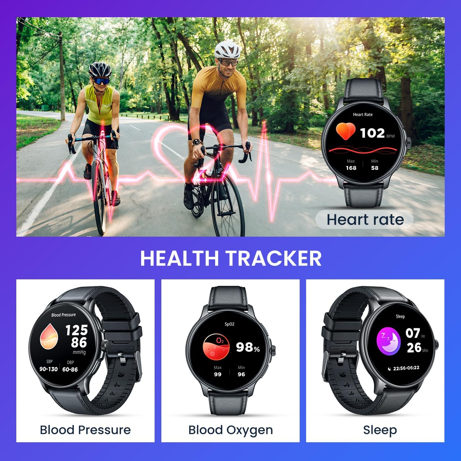 Detalle de Smartwatch con chiamate Bluetooth 1,43”