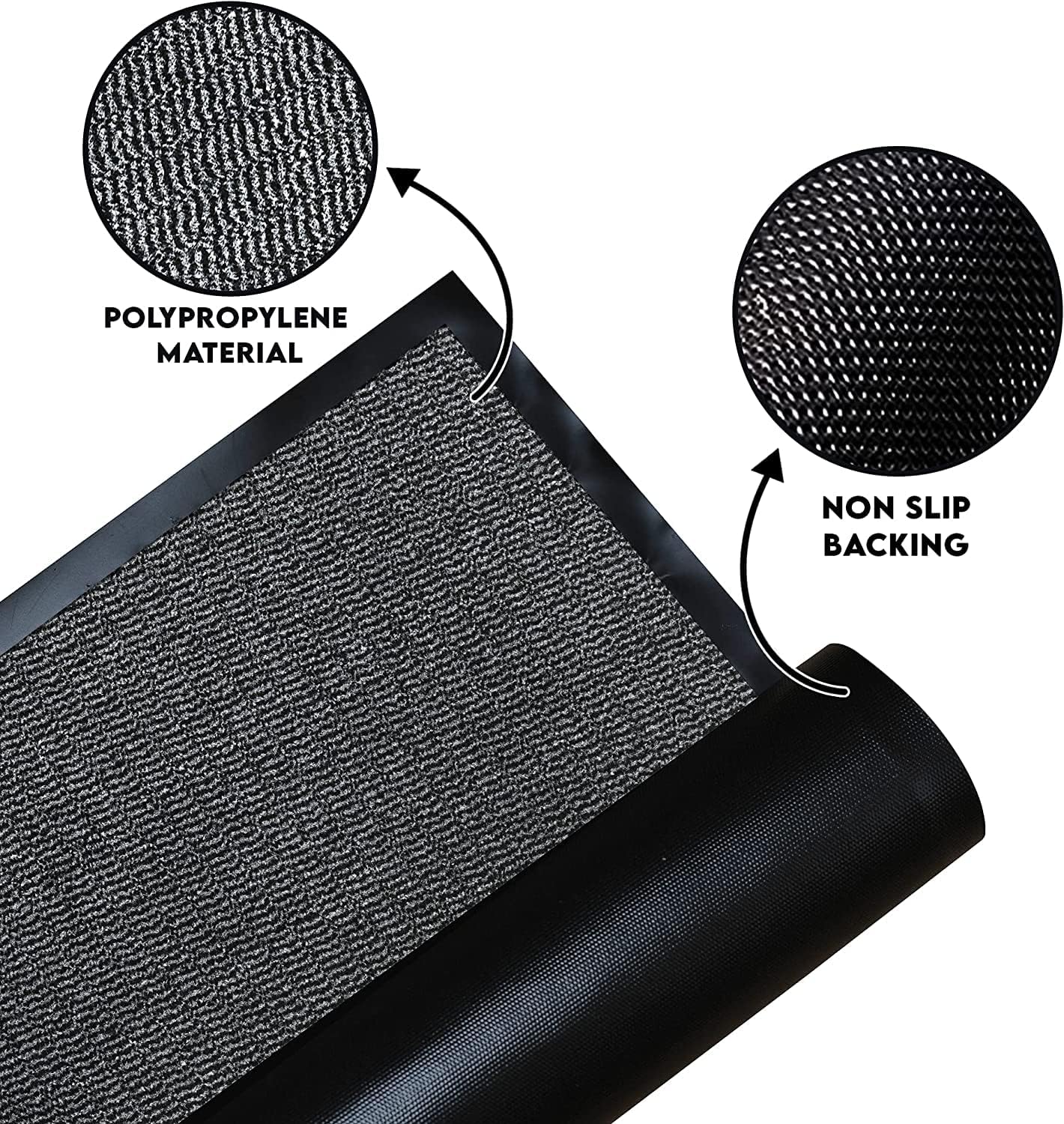 Thumbnail 4 de Circle of trust Large Door Mat Indoor & Outdoor Grey 50x80cm