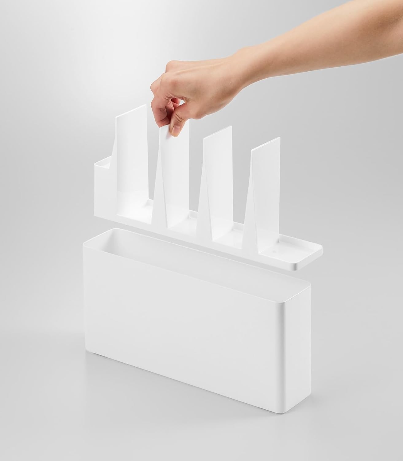 Thumbnail 6 de Yamazaki TOWER 8146 – uchwyt na przybory kuchenne i deskę, stal i ABS