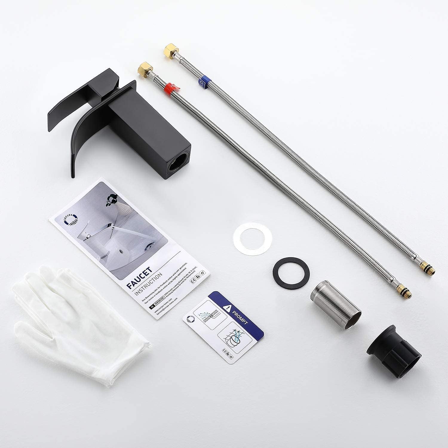 Thumbnail 5 de CECIPA Grifo Lavabo Cascada Negro - Elegante y Duradero