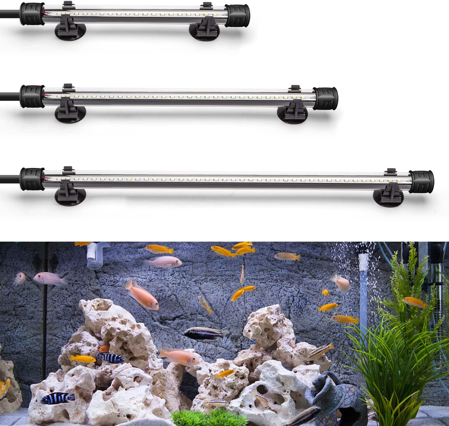 Detalle de Nobleza LED impermeabile per acquario 30 cm
