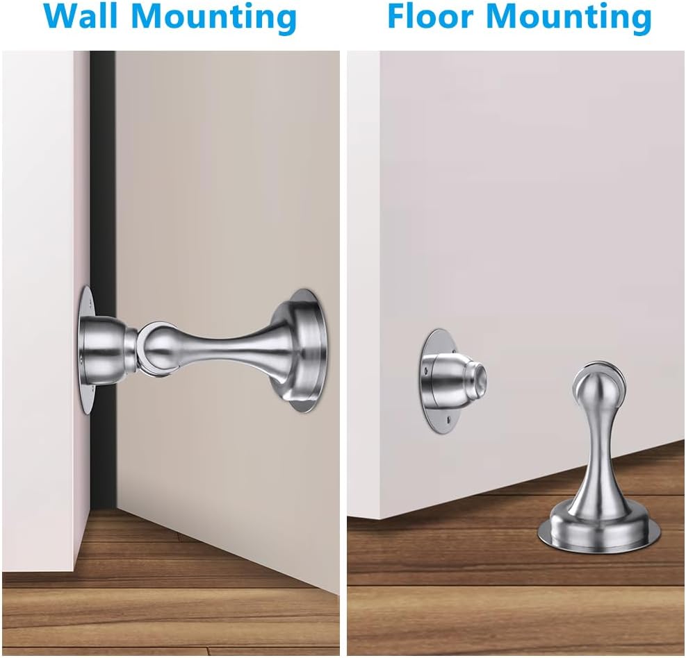 Detalle de flintronic Magnetic Door Stoppers (1 Pack) with 3M Self-Adhesive and Magnetic Catch