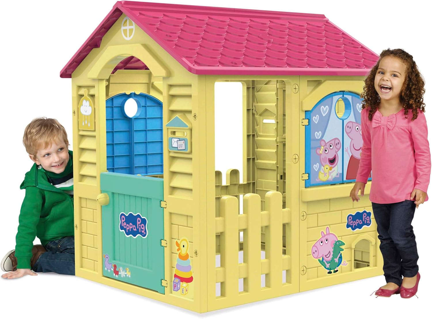 Thumbnail 2 de Chicos Peppa Pig Spielhaus – Robustes Outdoor-Gartenhaus für Kinder ab 2 Jahren (89503)