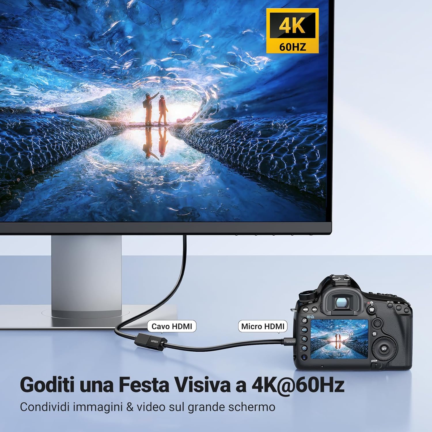 Thumbnail 1 de UGREEN Cavo Micro HDMI a HDMI 50 cm