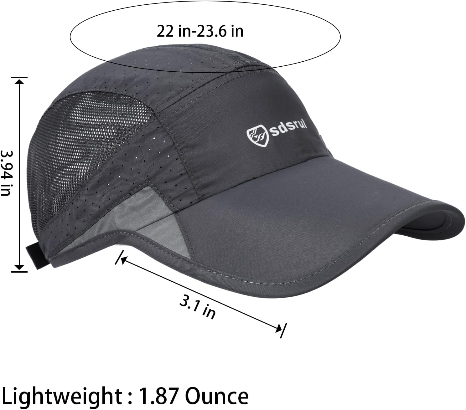 Detalle 2 de AYPOW Quick Dry Mens Baseball Cap 2 Pack