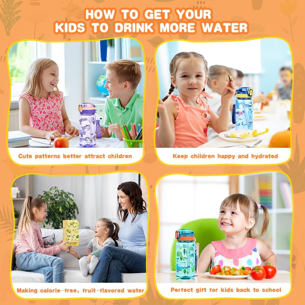 Thumbnail 6 de flintronic 600ml Trinkflasche Kinder 💧