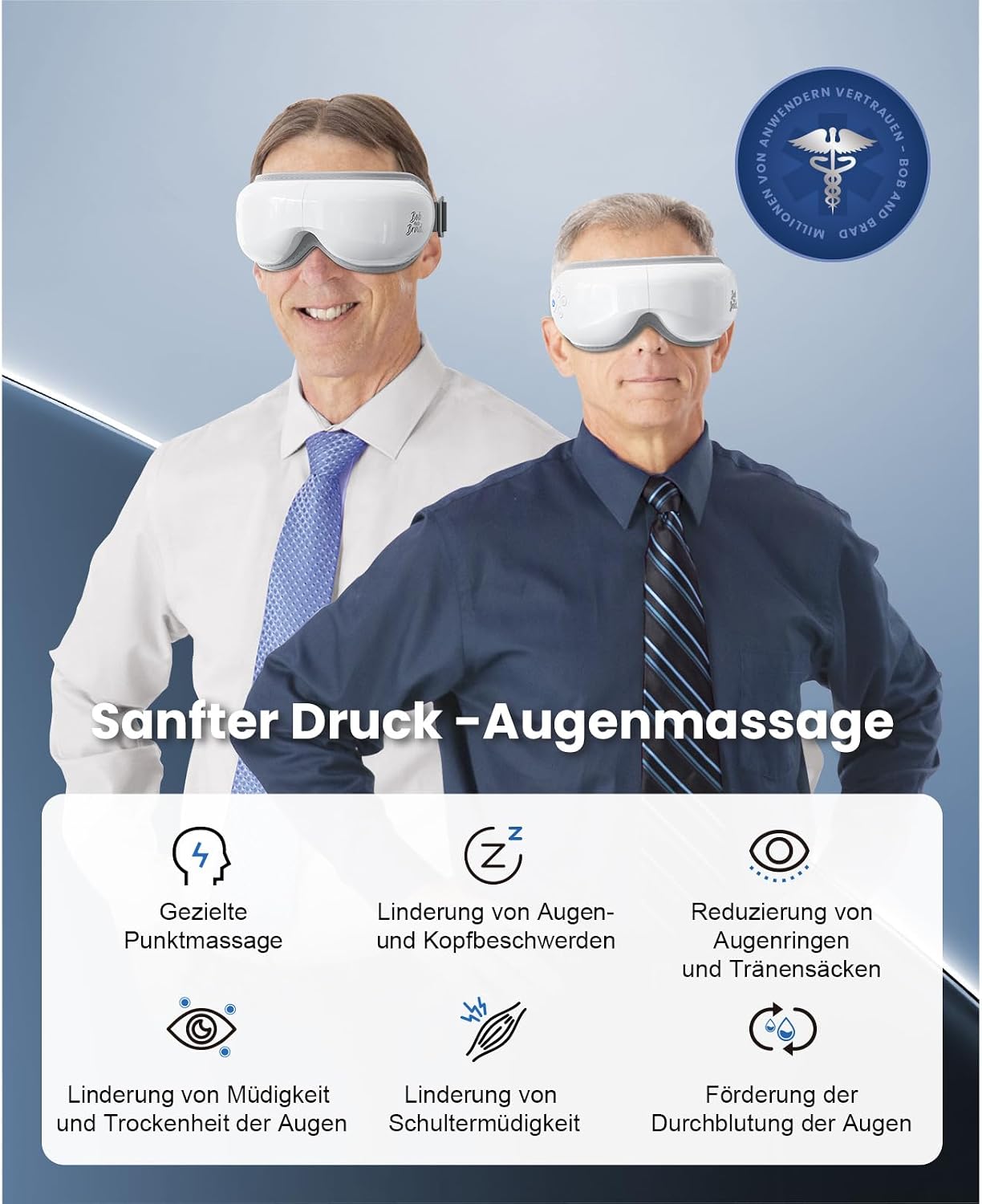 Detalle 2 de Bob & Brad EyeOasis 3 1500mAh Augenmassagegerät