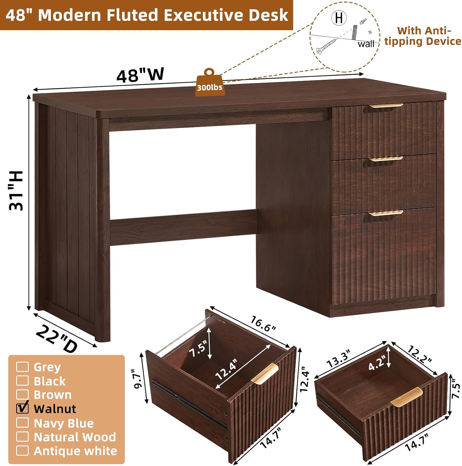 Detalle de LEYAOYAO Office Desk 48