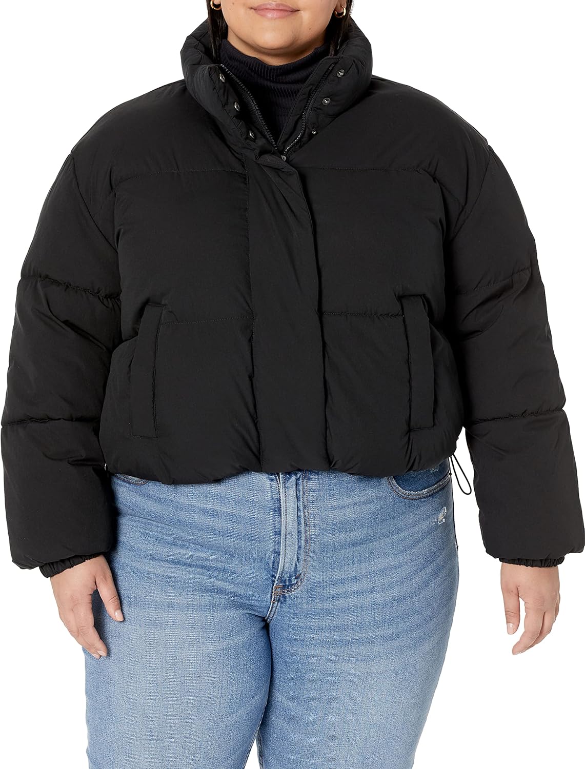 Thumbnail 4 de Amazon Essentials Women’s Cropped Full-Zip Puffer Jacket – quilted matte or sherpa fleece option