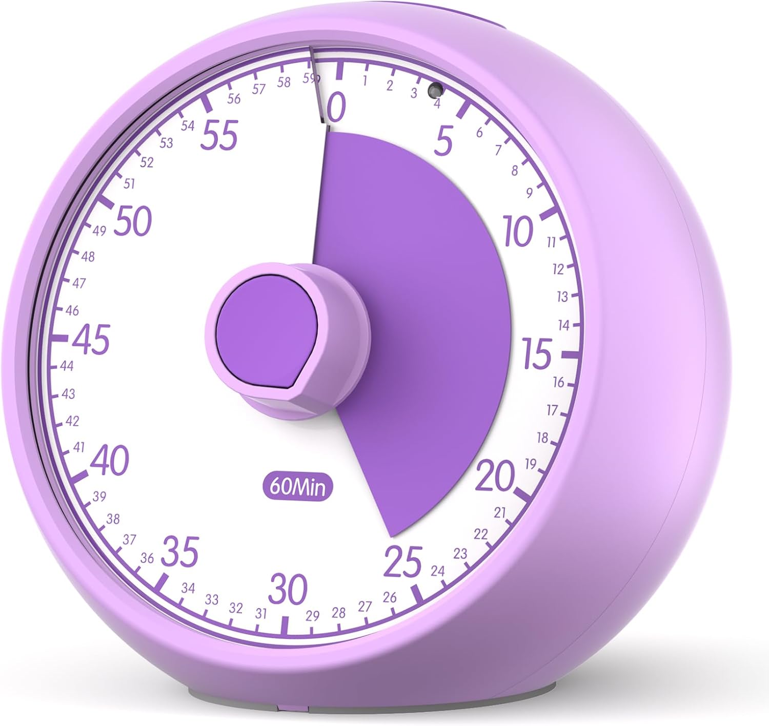 Conchstar Time Timer Visueller Timer für Kinder – 60 Minuten Countdown, ideal bei ADHS/Autismus | Lila