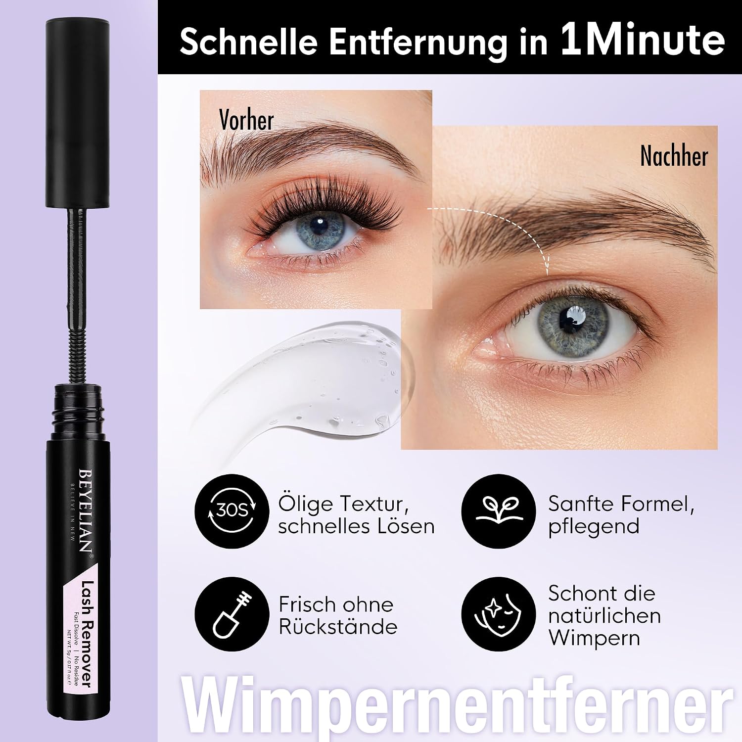 Thumbnail 6 de BEYELIAN Cluster-Wimpern-Set 608-teilig: 4 Styles (60D–120D) für DIY Lashes mit Kleber, Entferner und Pinzette
