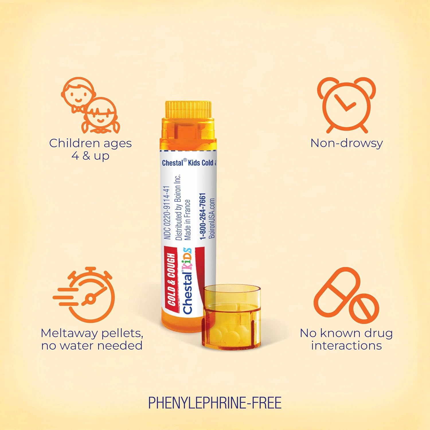 Thumbnail 2 de Boiron Kids' Cold and Cough Pellets, 160 Pellets