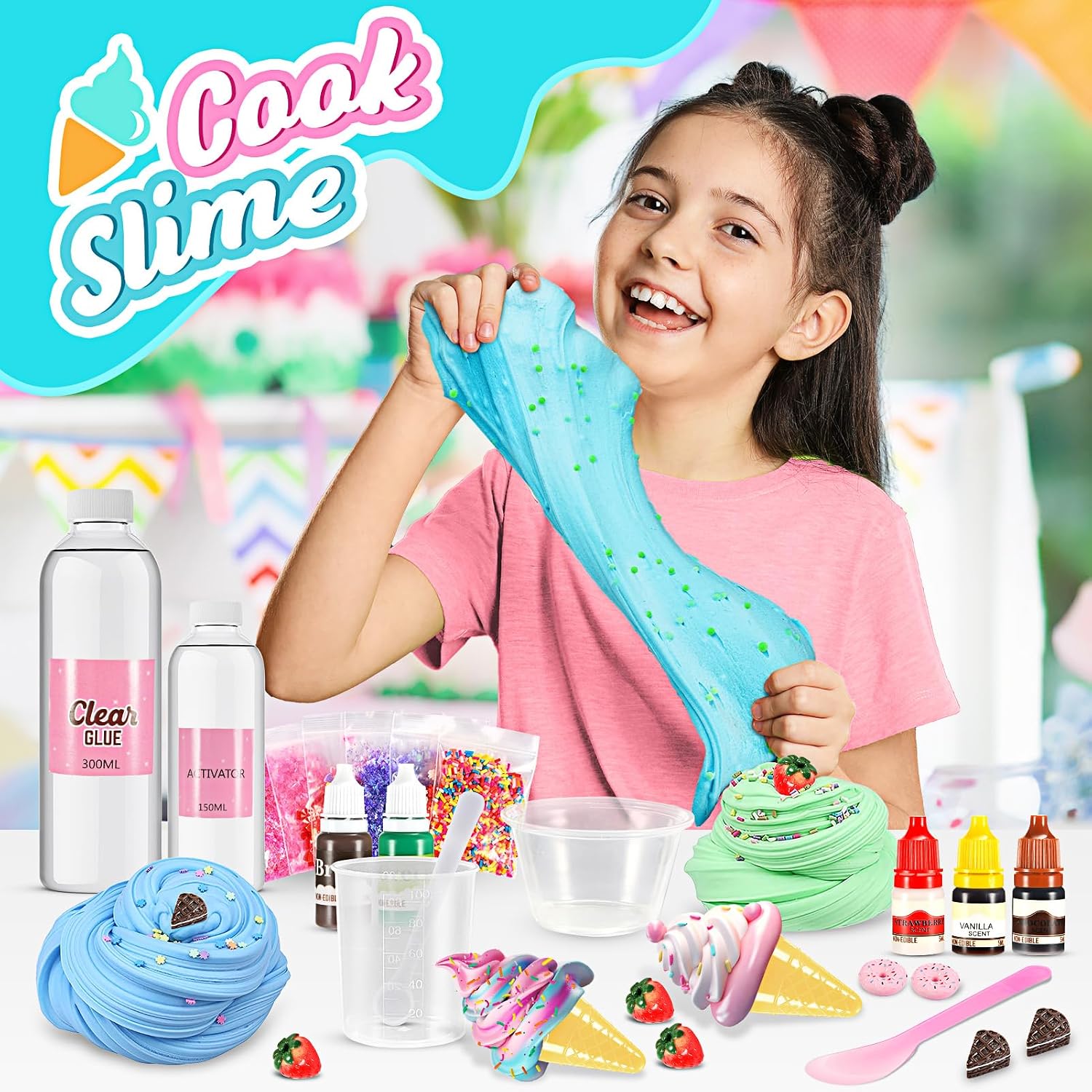 Detalle 2 de Veopoko Ice Cream Slime Kit