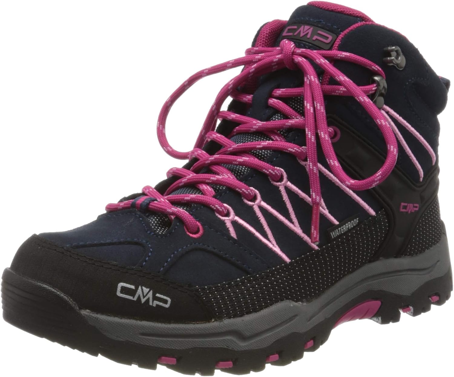 Thumbnail 6 de CMP Kids Rigel Mid Trekking Shoes Wp: Scarpe da trekking impermeabili per bambini e ragazzi, Lake Pink Fluo 26EL / 34 EU