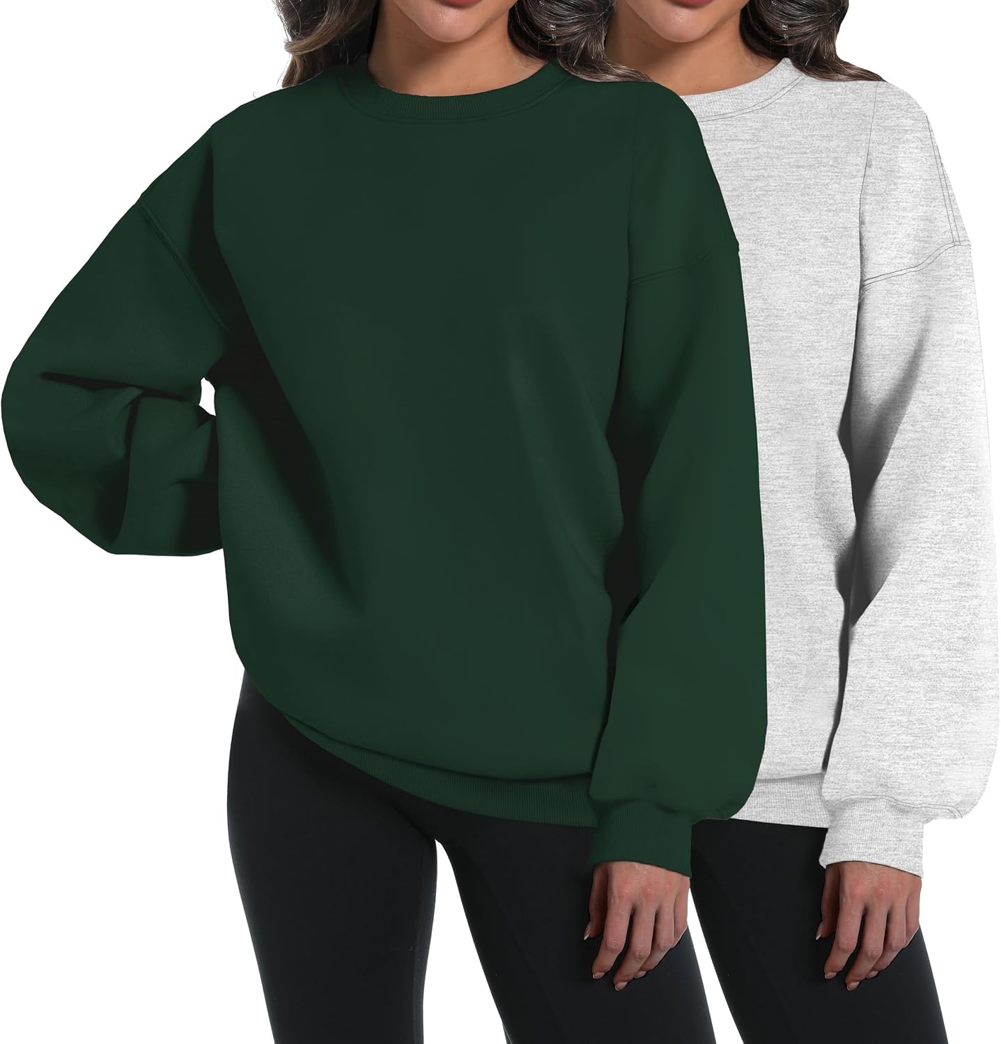 Detalle de XFIFM 2-Pack Oversized Women's Sweatshirt hoodies