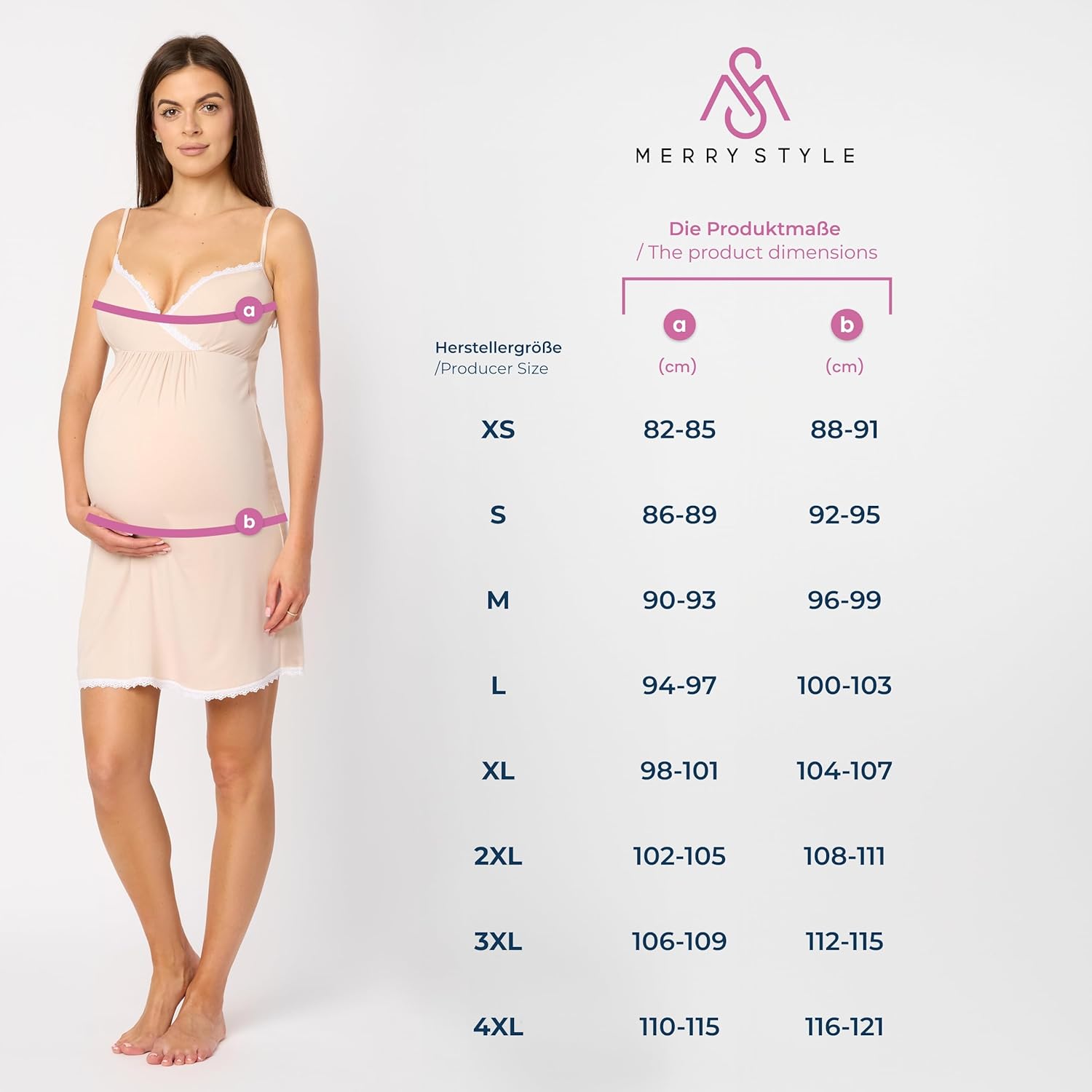 Thumbnail 5 de Merry Style sottoveste premaman estiva in viscosa MS10-466