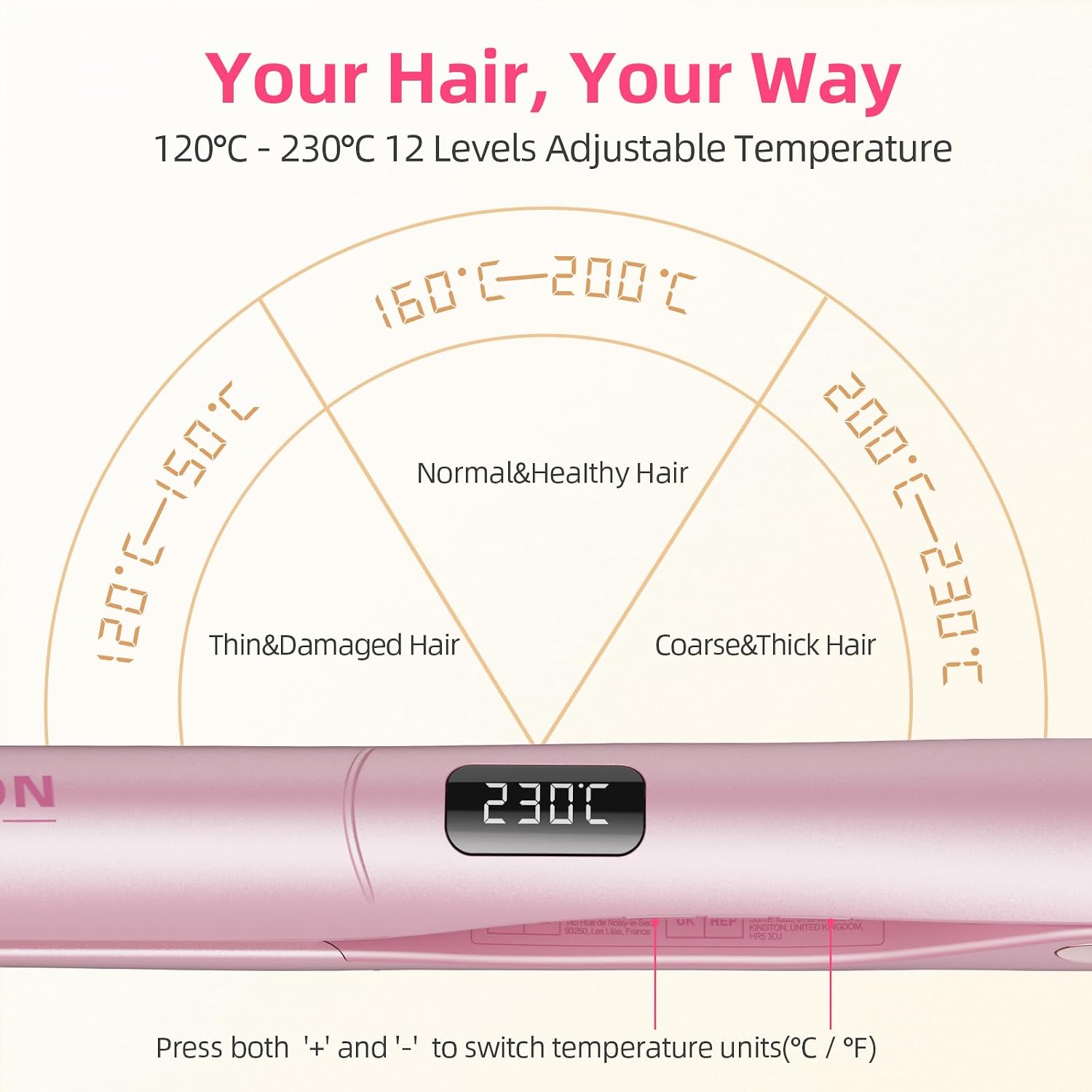 Thumbnail 5 de Dekuri 2 in 1 Hair Straightener and Curler 30s