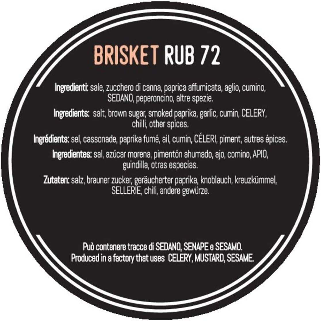 Thumbnail 6 de BBQ Brisket Rub Bembo – Mix Spezie per Punta di Petto di Manzo, 230 g