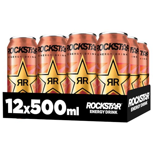Thumbnail 1 de Rockstar Energy Drink Peach Zero Sugar, 12 x 0,5 l – koffeinhaltig