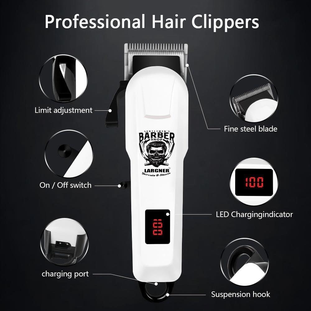 Detalle de Hair clippers beard trimmer kit with USB