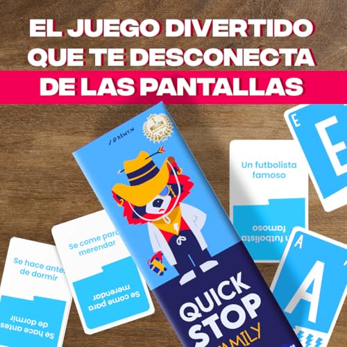 Detalle de ATM Gaming Quickstop Family: juego de mesa rápido para toda la familia (sin pantallas)
