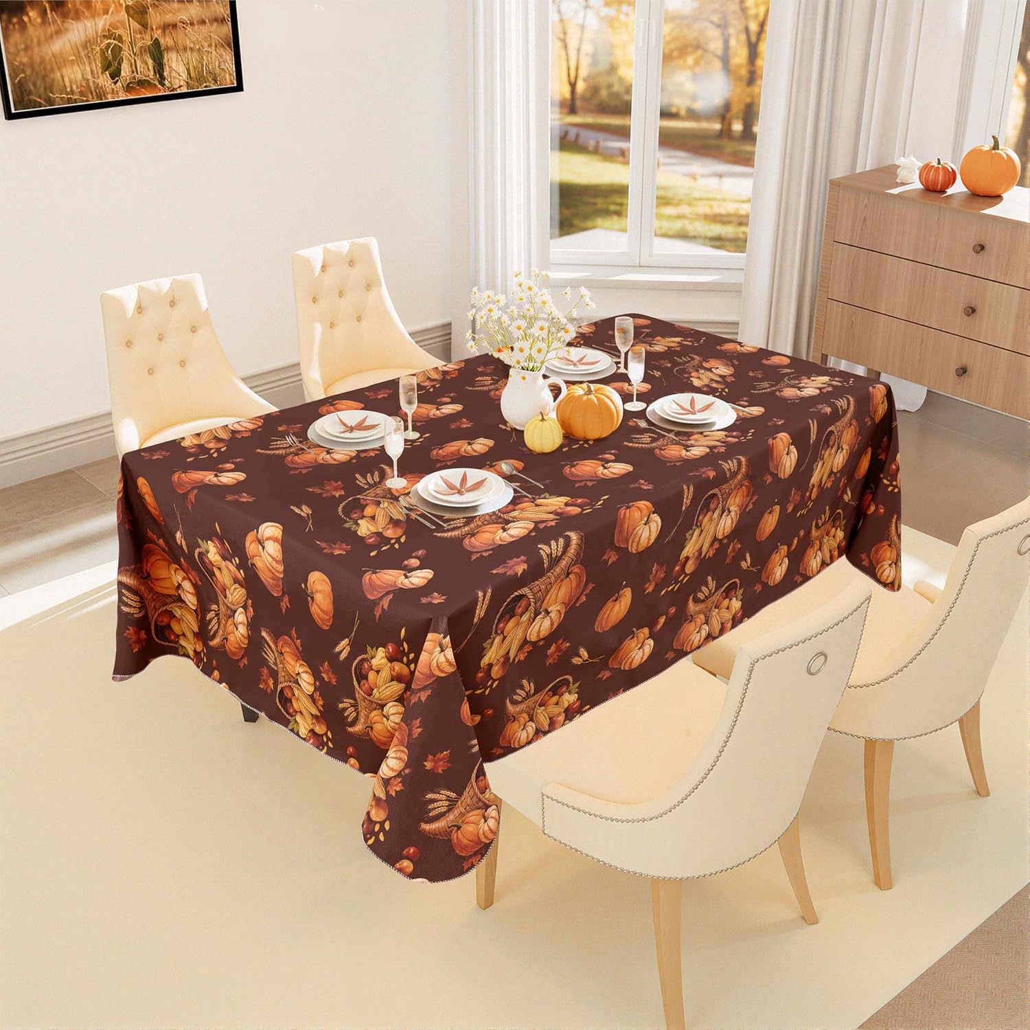 Detalle 2 de Smiry Vinyl Tablecloth 60" x 84
