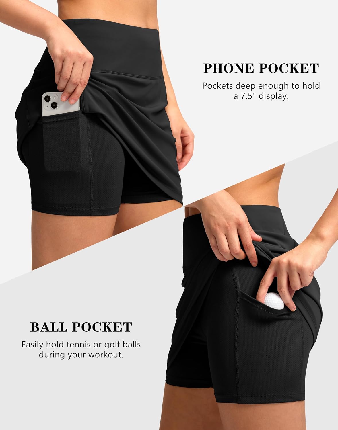 Detalle 2 de Women's Golf Skort with 4 Pockets