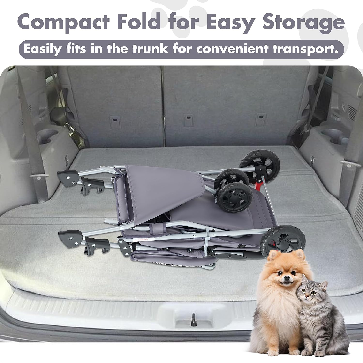 Thumbnail 5 de DUMOS Pet Stroller with Three Wheels